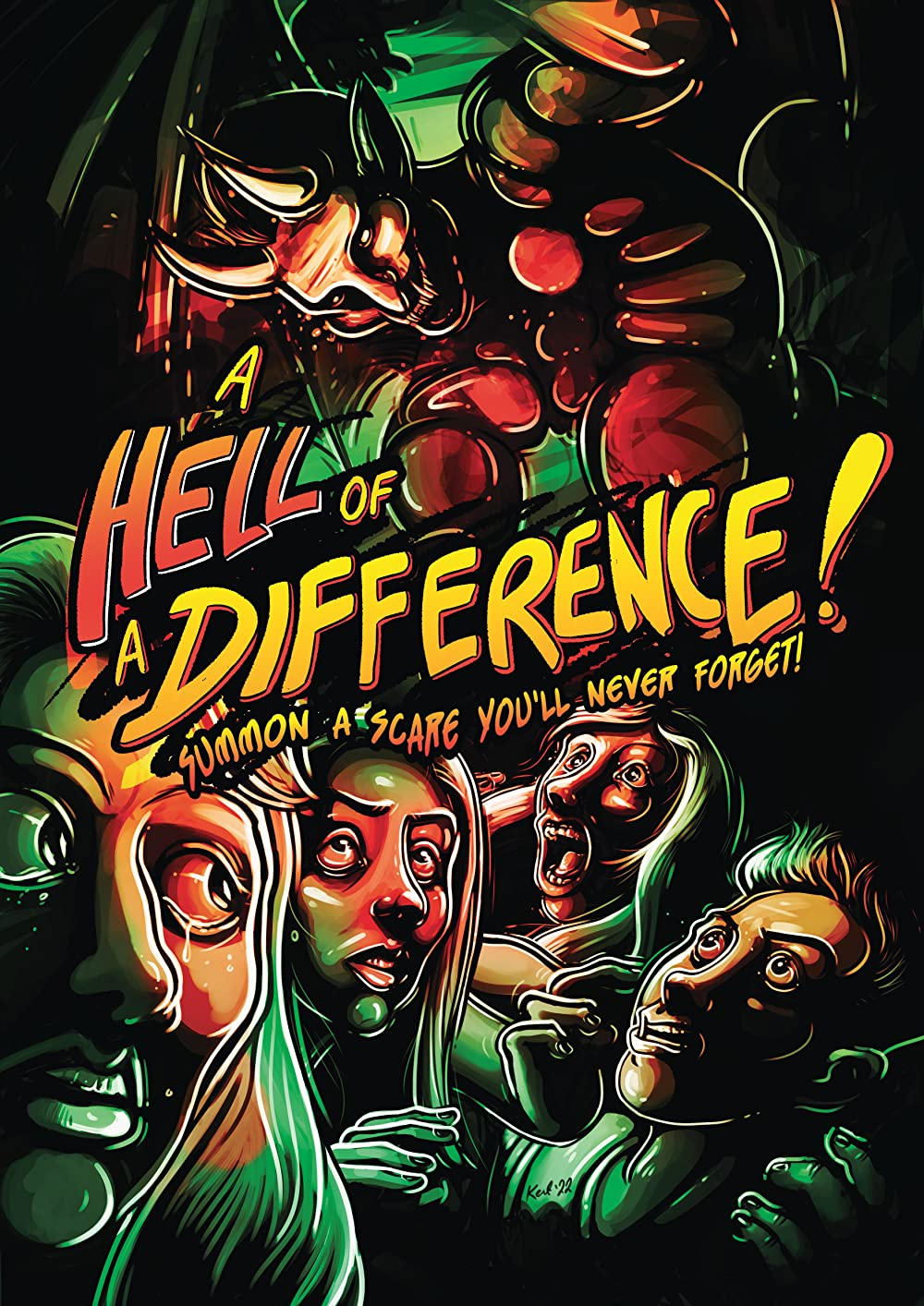 A Hell of a Difference Hindi Dubbed Movie Poster (2024)