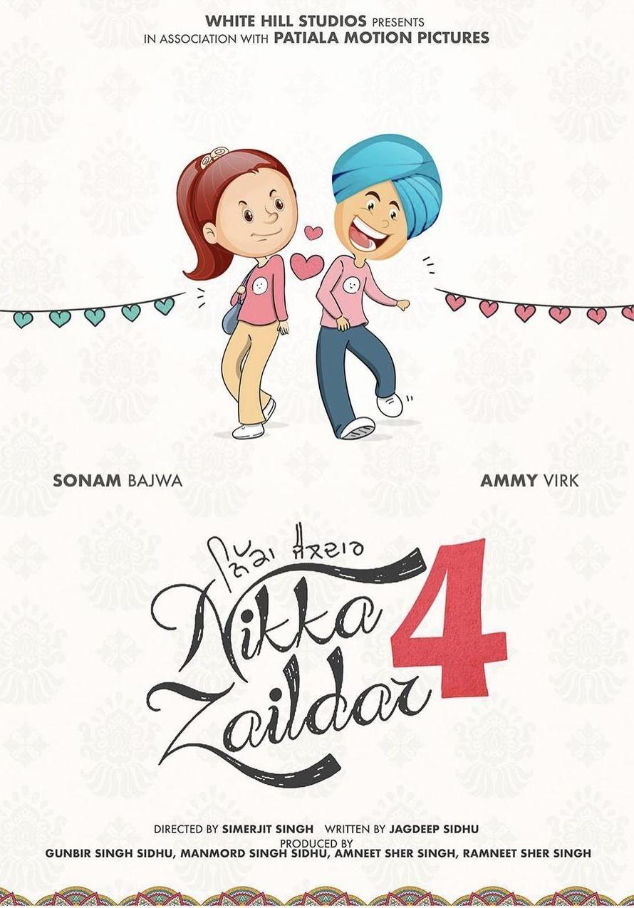 Nikka Zaildar 4 Hindi Dubbed Movie Poster (2025)