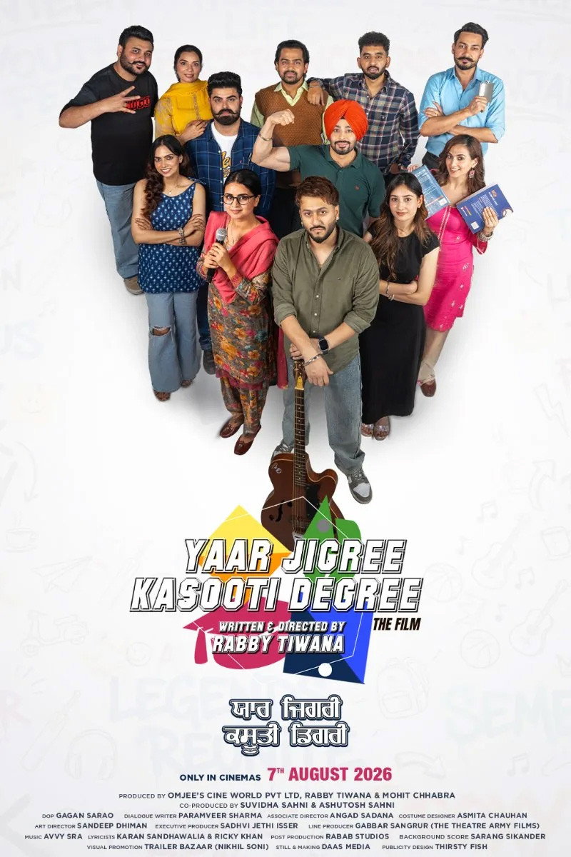 Yaar Jigree Kasooti Degree Hindi Dubbed Movie Poster (2026)